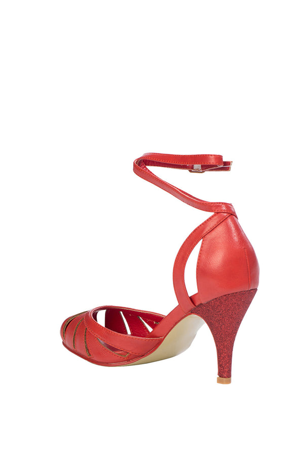 VAST LAGOON ANKLE STRAP HEELS