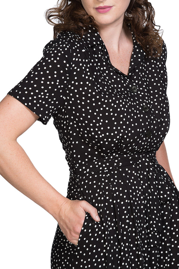 BLACK SPOT DRESS