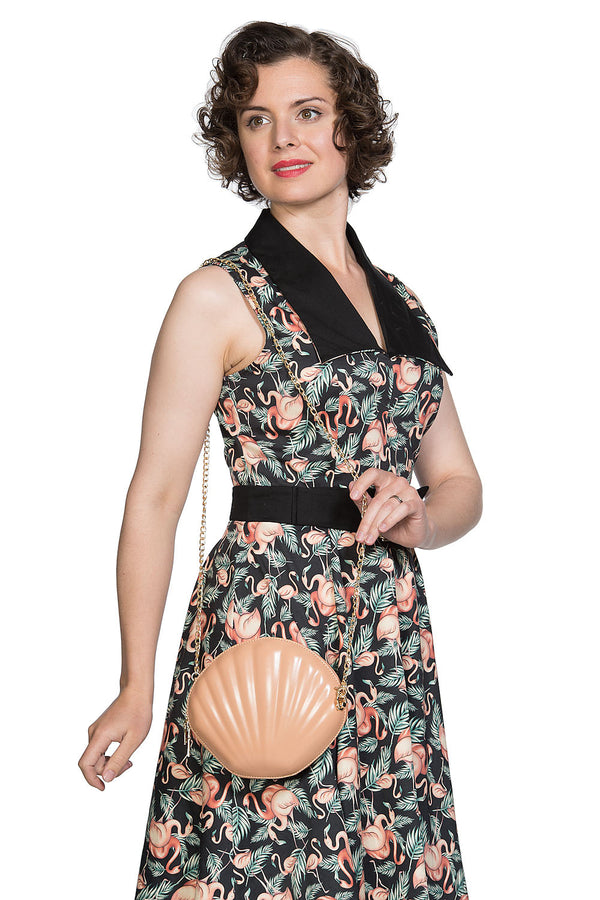 FLAMINGO HONNIE FLARE DRESS by Banned Apparel