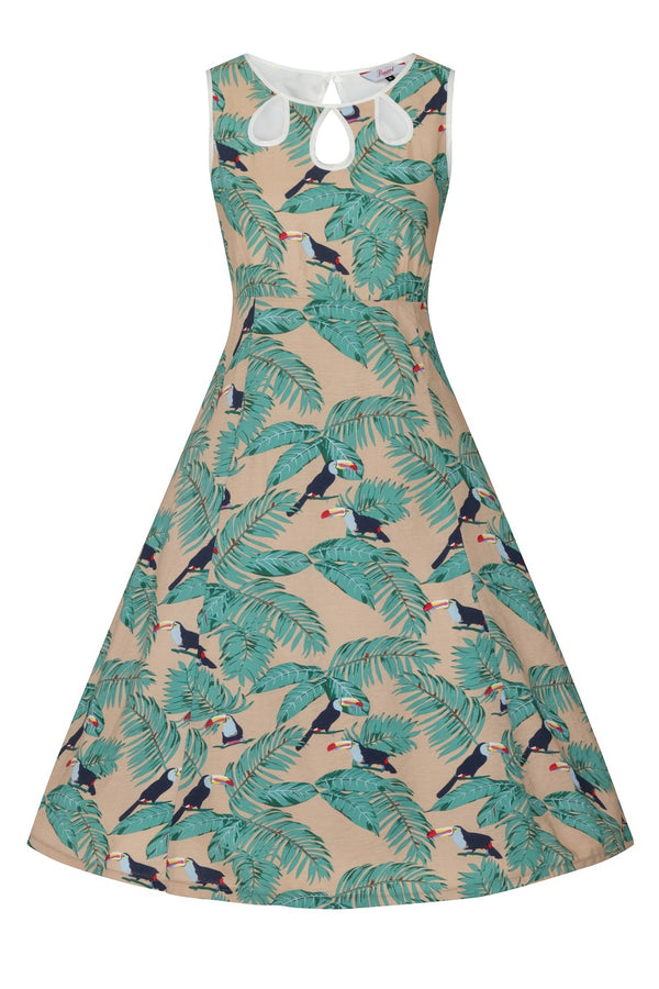 TOUCAN ALL OVER DRESS by Banned Apparel