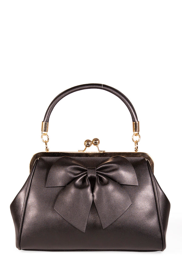 LOCKWOOD BOW HANDBAG by Banned Apparel