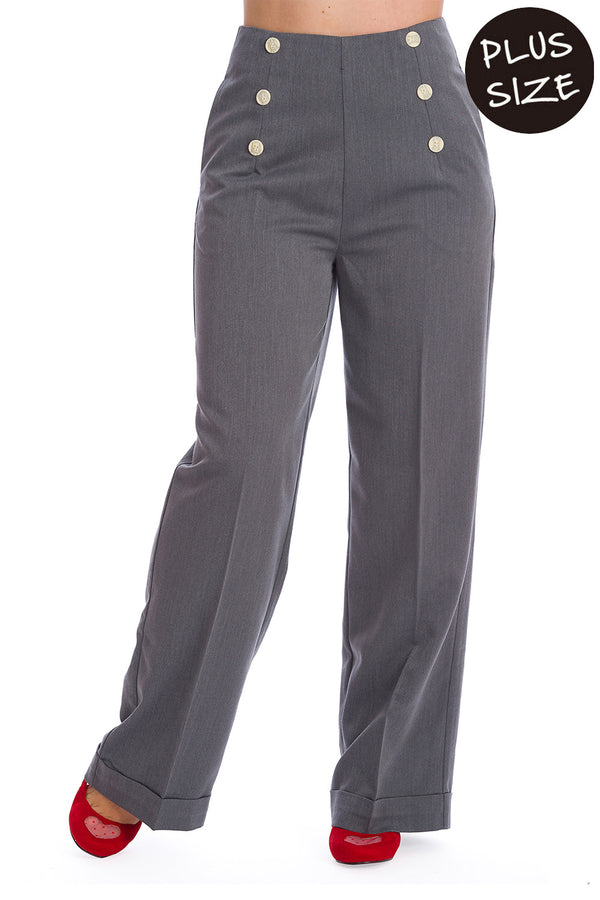 Banned Apparel - Adventures Ahead Button Trouser