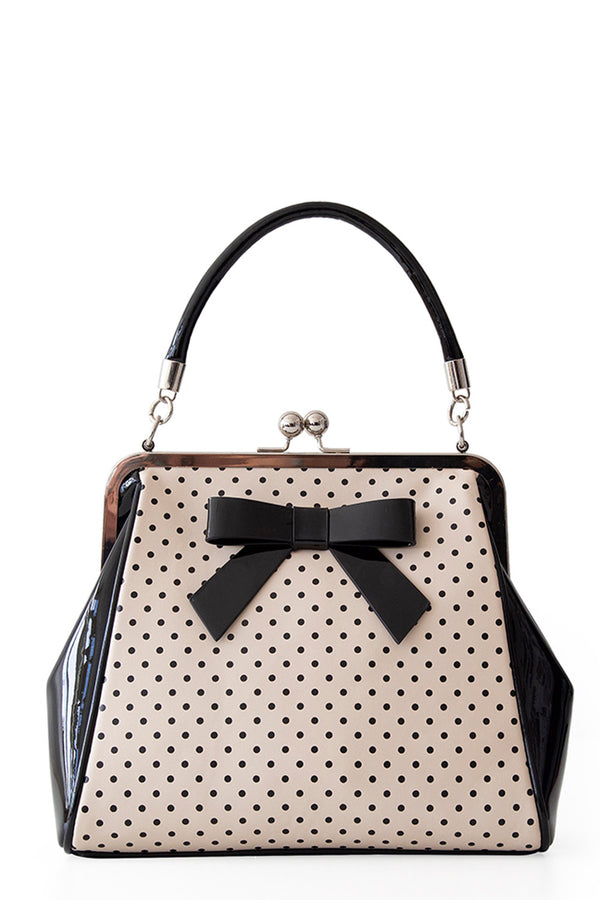 Banned Apparel - Polka Starr Blush Handbag by Banned Apparel