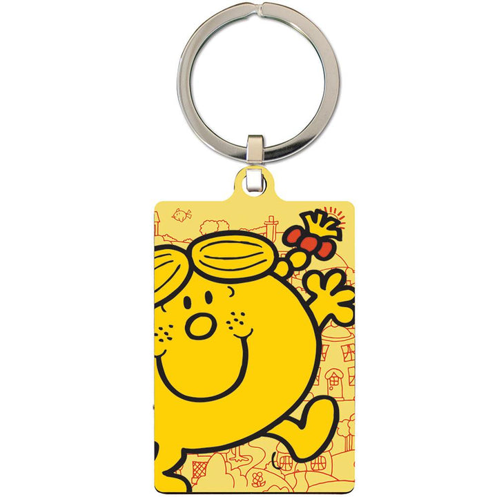 Little Miss Sunshine Metal Keyring by Entertainment>TV Series>Mr. Men And Little Miss