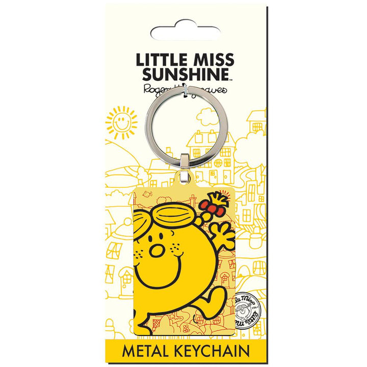 Little Miss Sunshine Metal Keyring by Entertainment>TV Series>Mr. Men And Little Miss