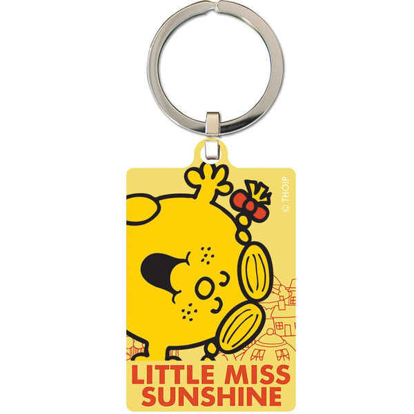 Little Miss Sunshine Metal Keyring by Entertainment>TV Series>Mr. Men And Little Miss