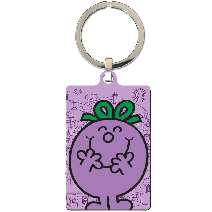 Little Miss Naughty Metal Keyring by Entertainment>TV Series>Mr. Men And Little Miss