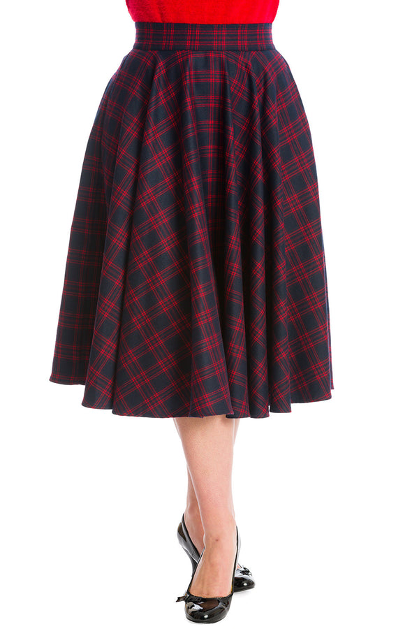 Banned Apparel - Adore Her Check Skirt