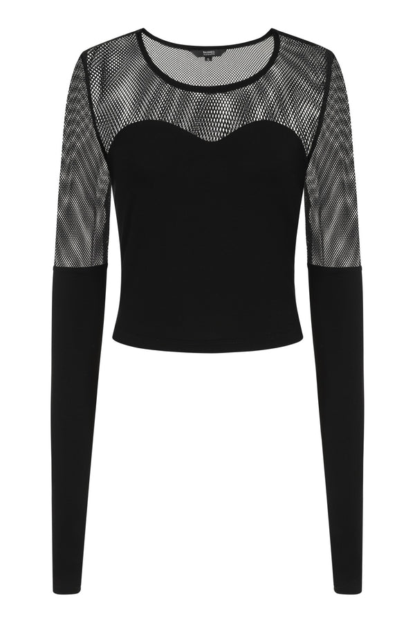 DREAM ME MESH TOP by Banned Apparel