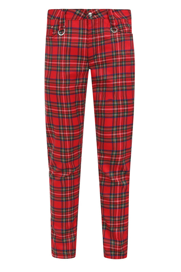 FOREVER YOURS MEN�S TARTAN TROUSERS