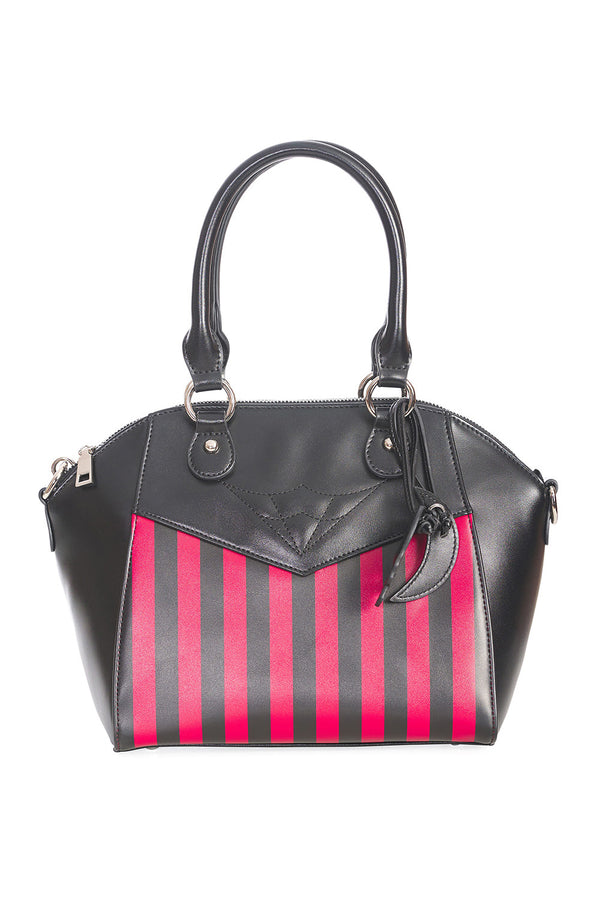 ANOTHER LOST SOUL STRIPED HANDBAG