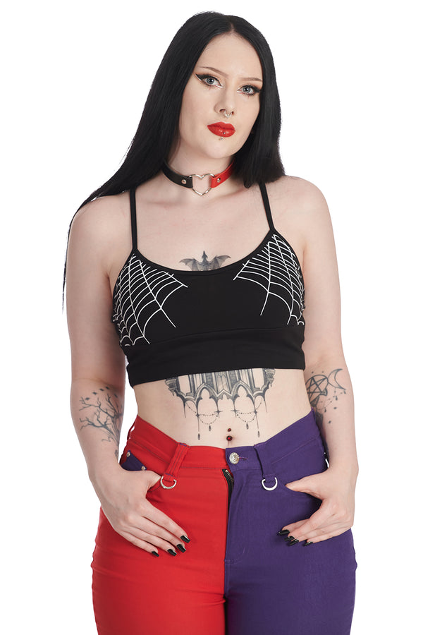 DEADLY NIGHTS CROPPED TOP