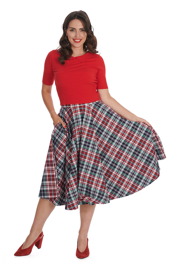 BOAT DAY SWING SKIRT