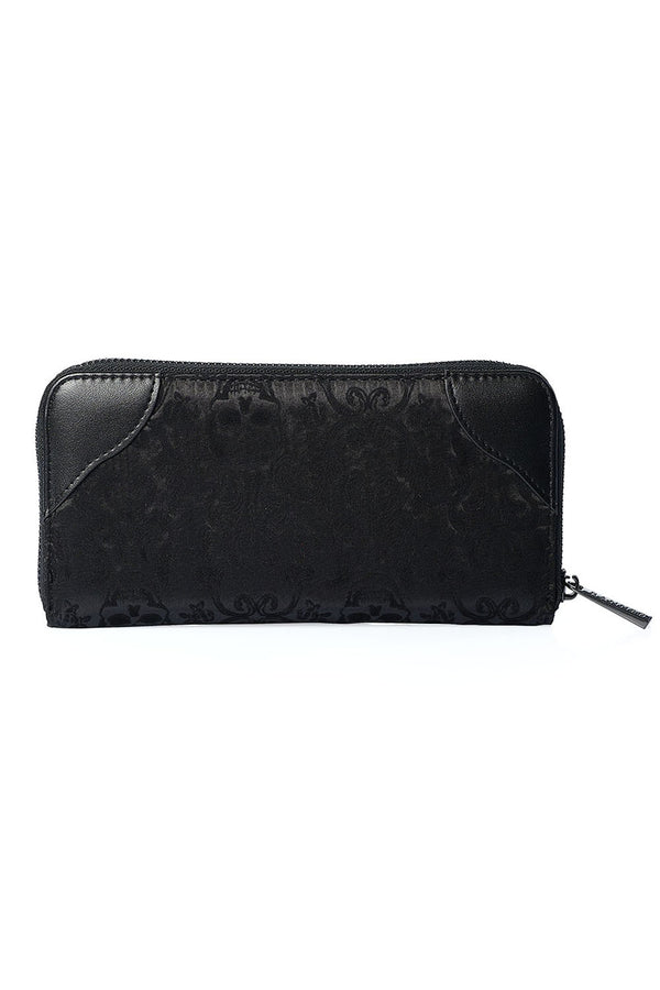 Vine Black Cameo Lady Lace Wallet