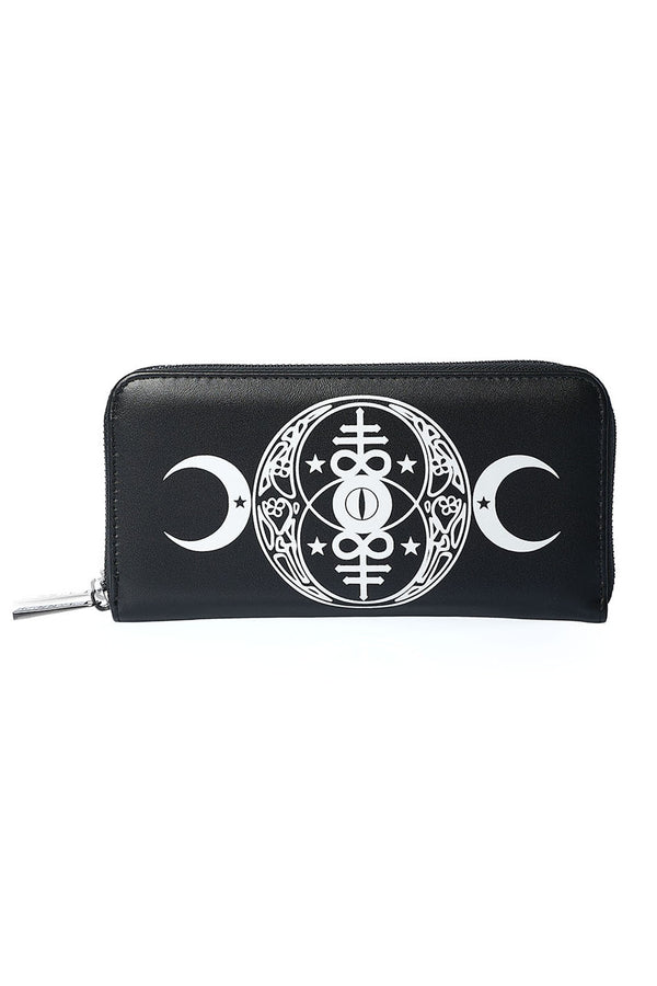 MOON PHASE WALLET by Lost Queen