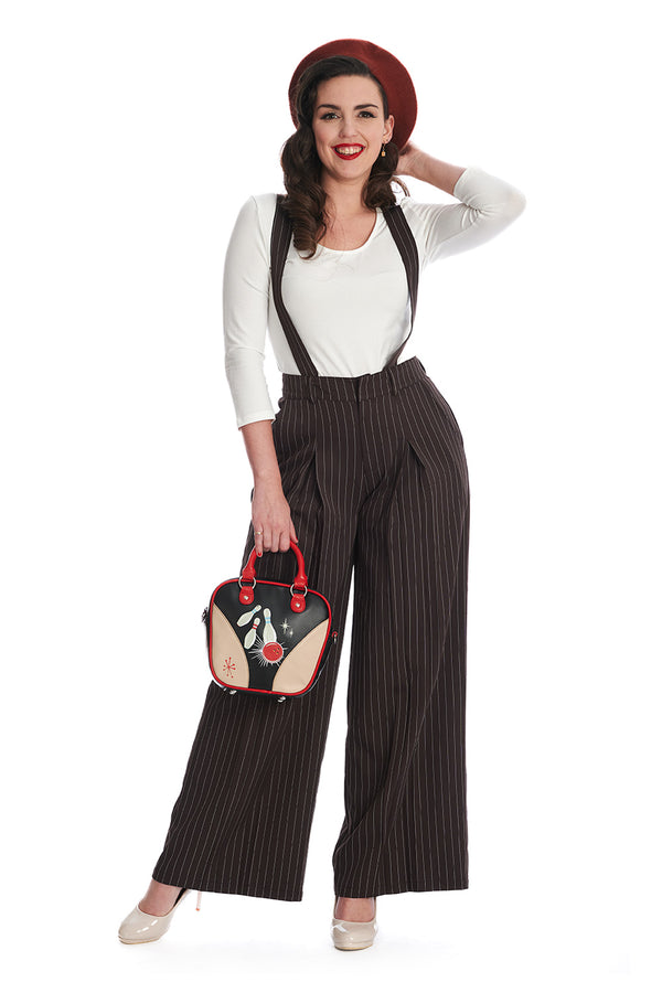 PIN STRIPE GOALS TROUSER