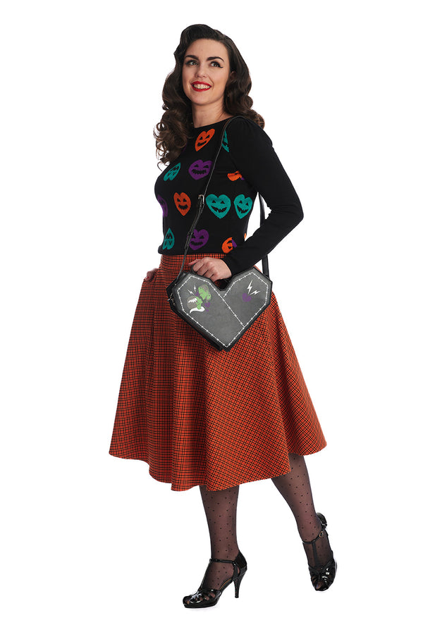 OCTOBER SPOOKS SWING SKIRT