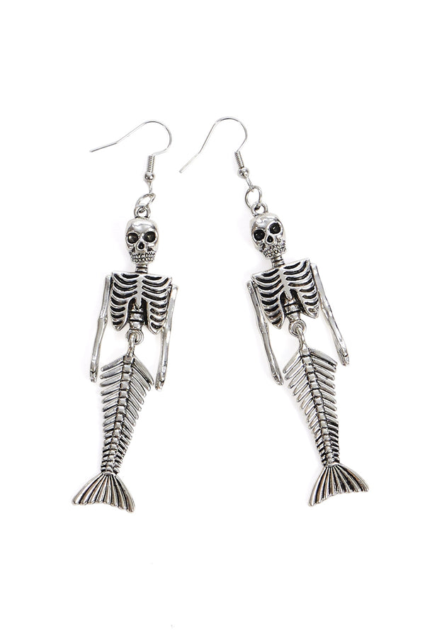 CALYPSO MERMAID SKELETON EARRINGS