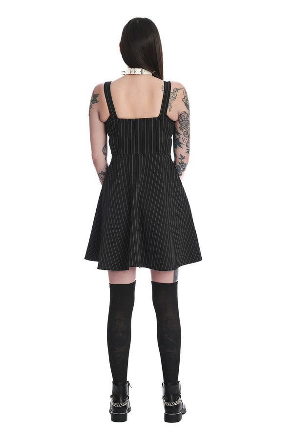 Banned Apparel - Bellona Pinstripe Dress