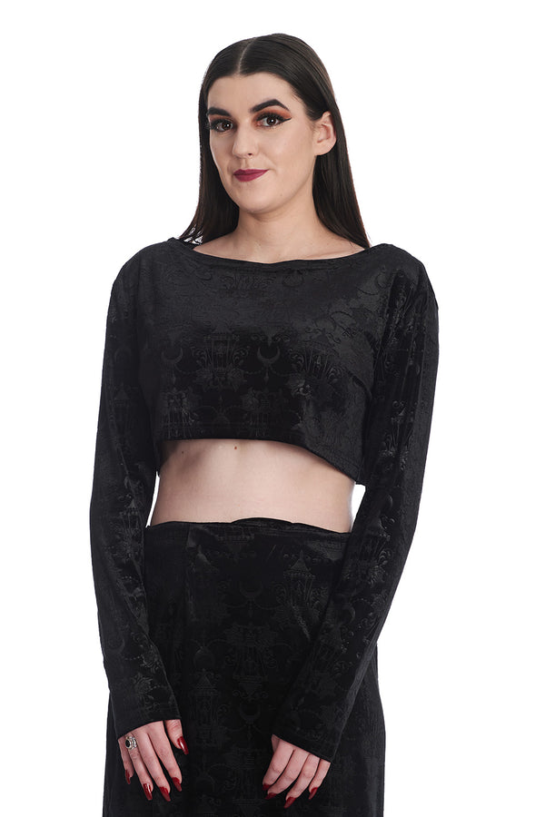 CHANDELIER CROP TOP