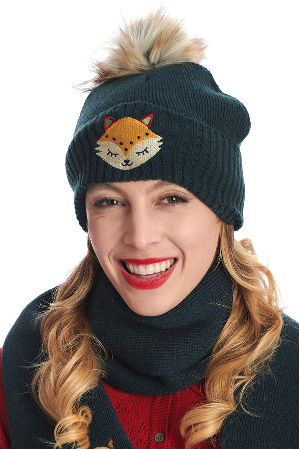 SCANDI XMAS POM POM BEANIE