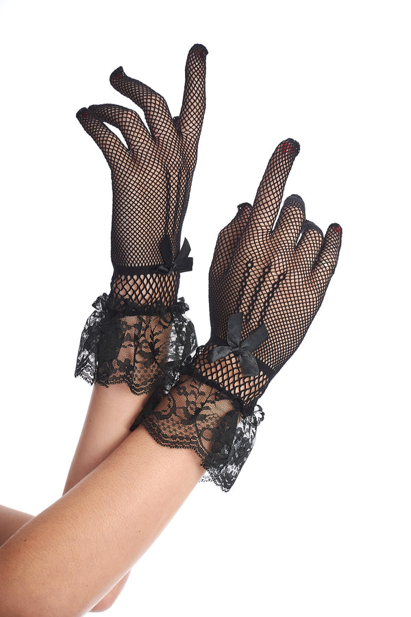 AMAL FISHNET GLOVES