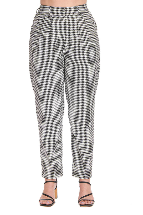 HOUNDSTOOTH FOREVER TROUSER