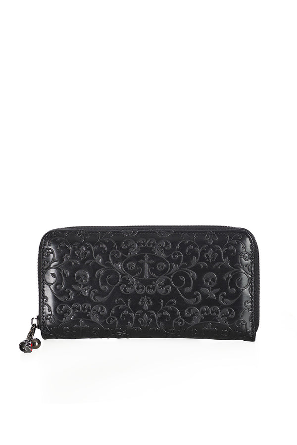 DAMIEN EMBOSSED WALLET by Lost Queen