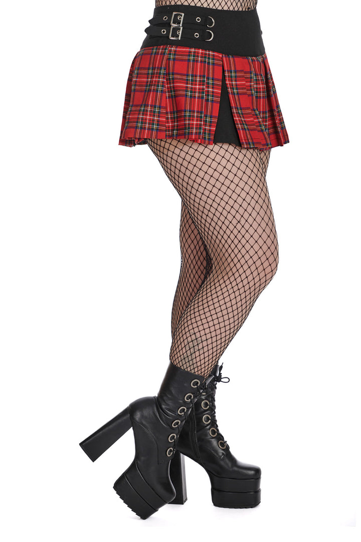 STREET PUNK MINI SKIRT by Banned Apparel