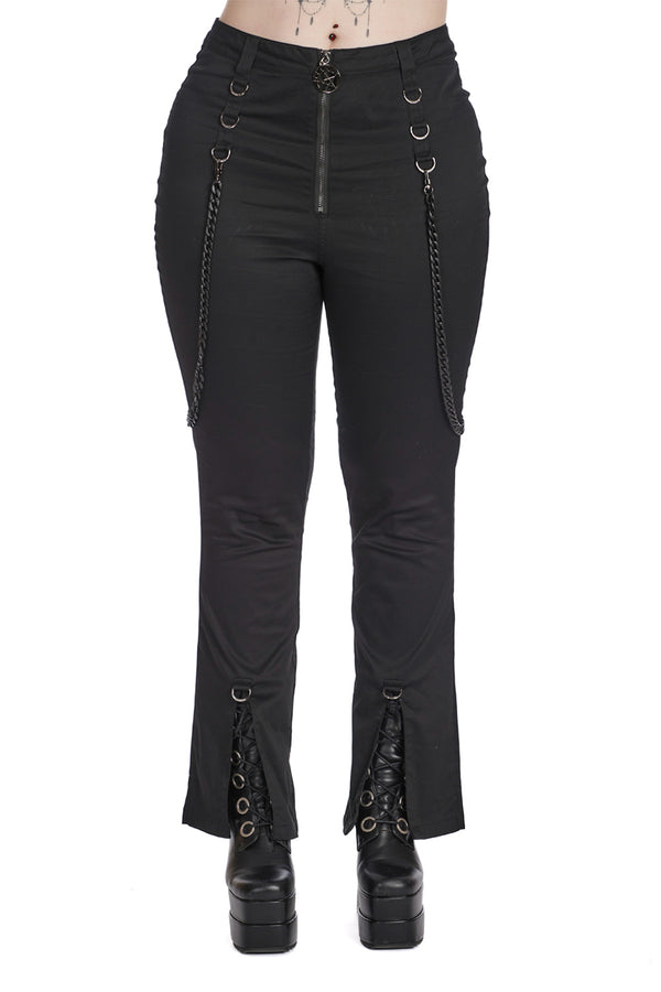 REBEL HEART FLARE TROUSERS