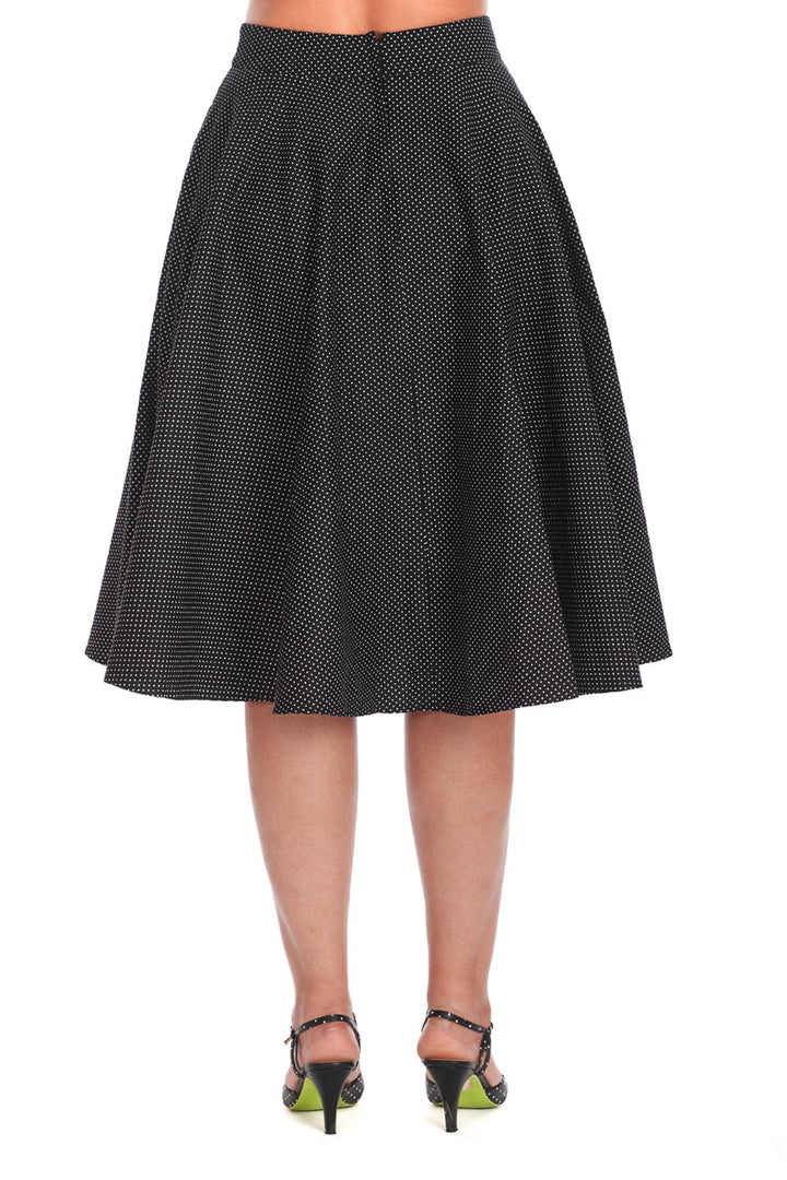 MINI POLKA QUEEN SWING SKIRT by Banned Apparel