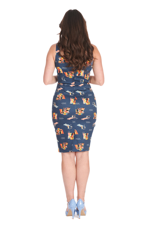 PORTOFINO LIVING PENCIL DRESS