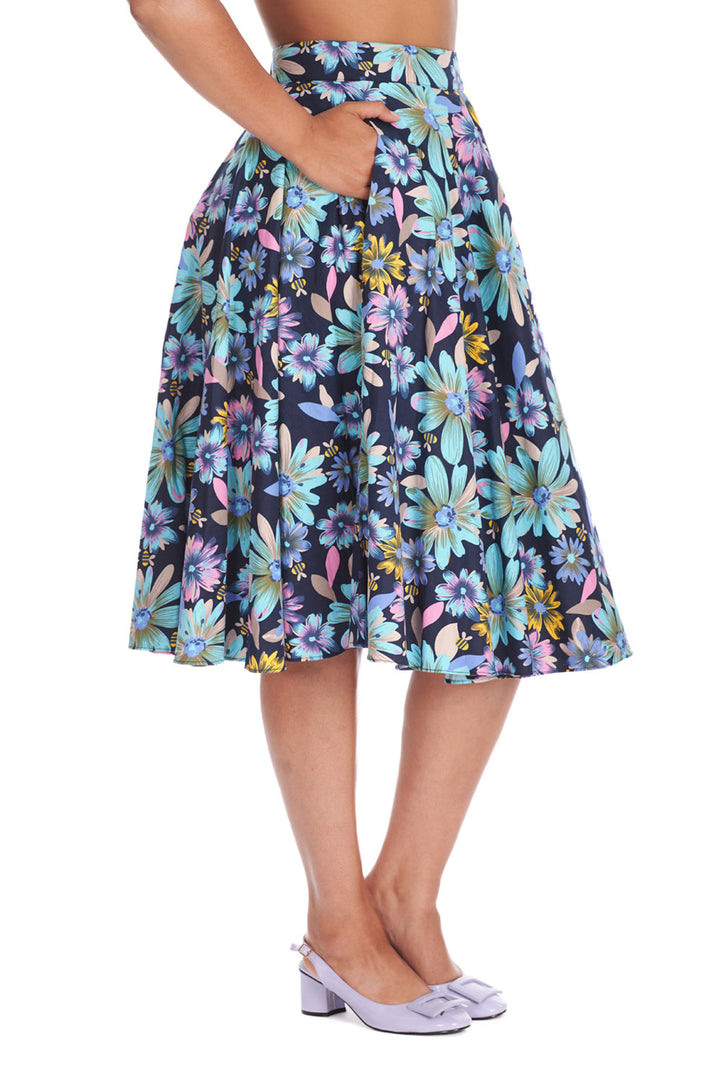 SUMMER BEE SWING SKIRT by Banned Apparel