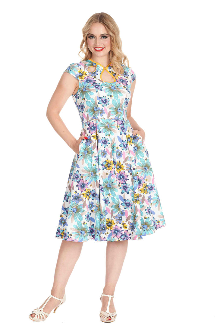 SUMMER BEE SWING DRESS by Banned Apparel