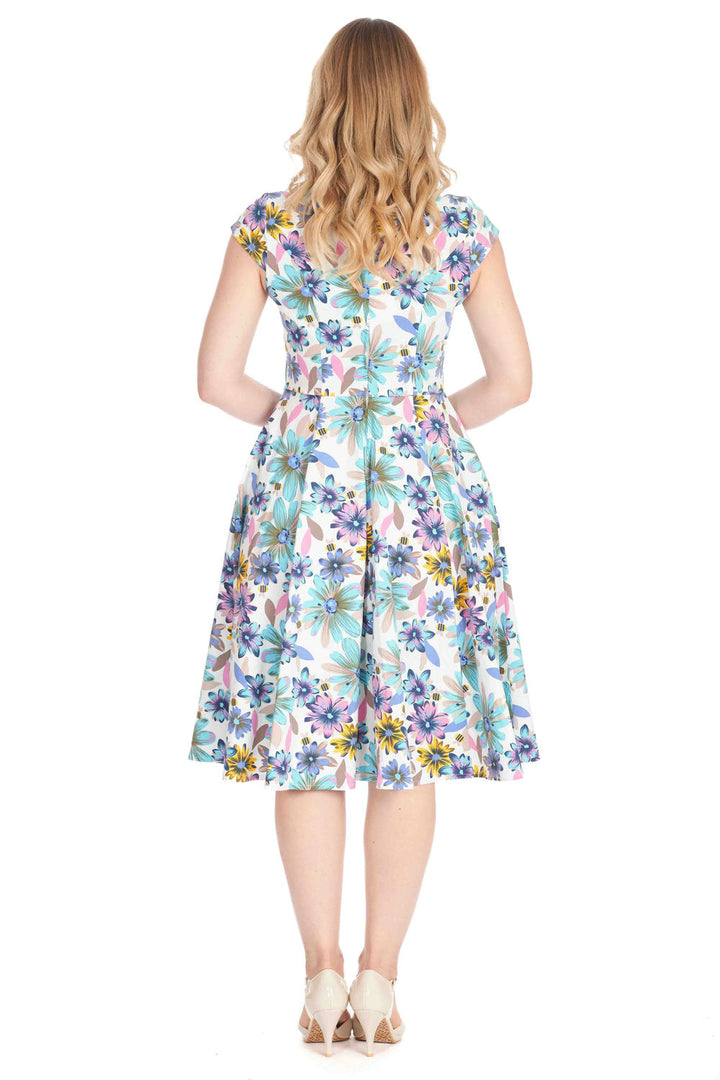 SUMMER BEE SWING DRESS by Banned Apparel