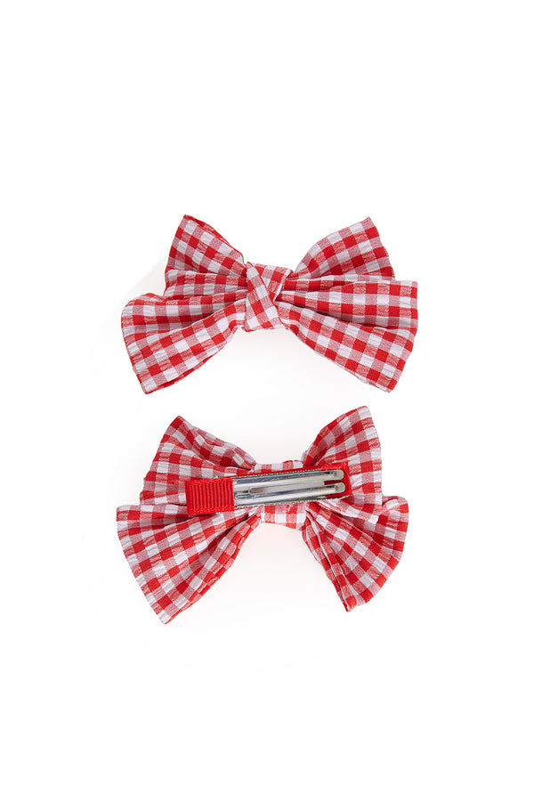 POLLY GINGHAM HAIR CLIP