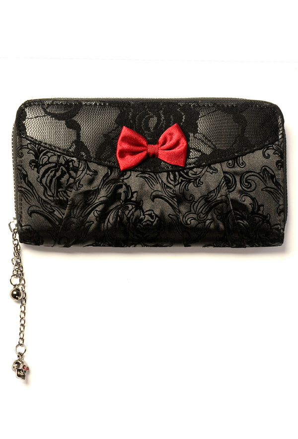 Ivy Black Lace Wallet