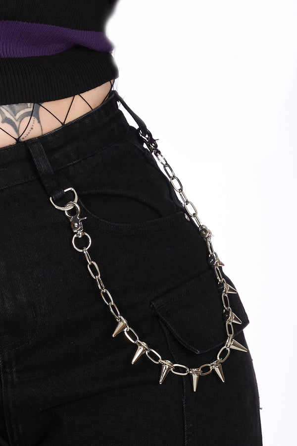 SPIKED TROUSER CHAIN