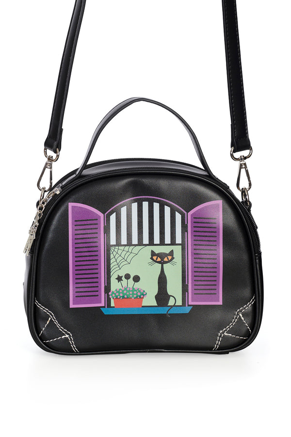 WINDOW CAT SHOULDER BAG