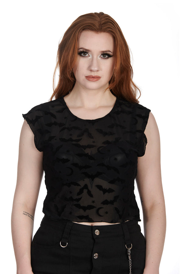 SINEAD BATS TOP by Grin Entertainment Store