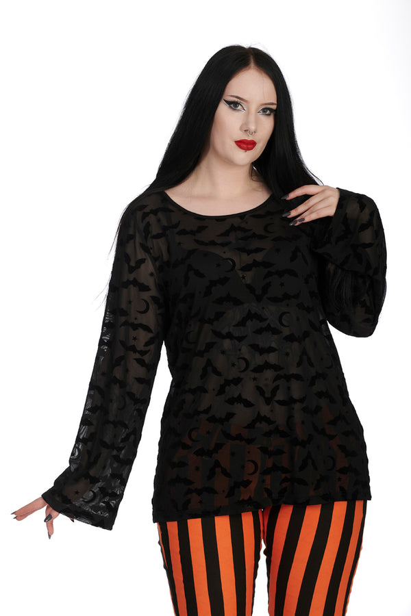 TEMPTRESS BAT TOP by Grin Entertainment Store