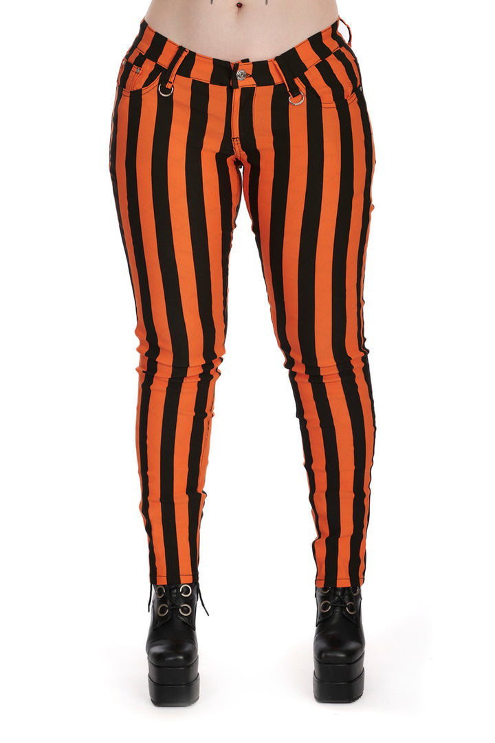 FOREVER YOURS STRIPED TROUSERS by Banned Apparel