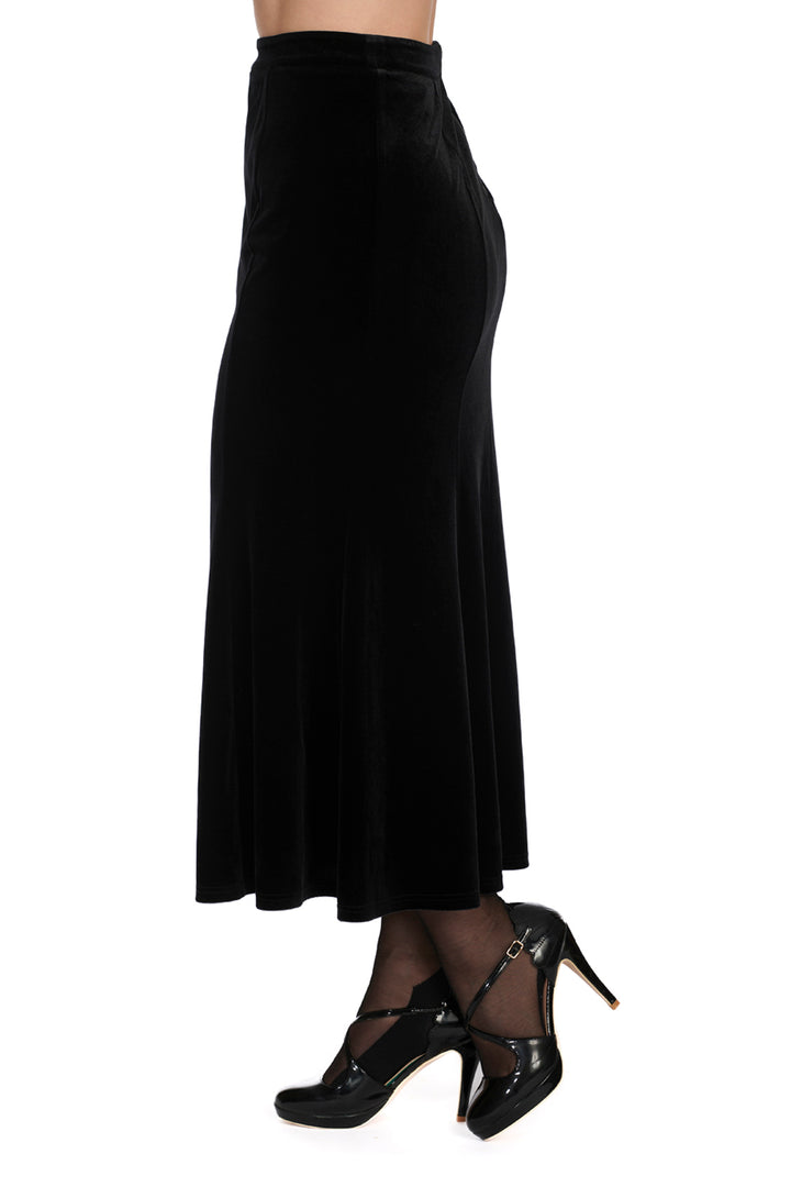 BETTY ROCK PEPLUM PENCIL SKIRT by Banned Apparel