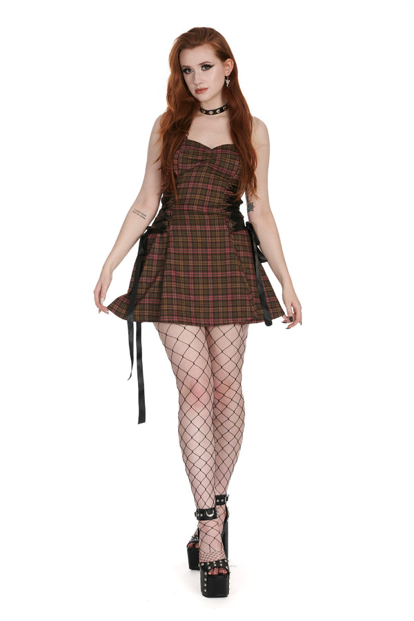 KLONDIKE LACE UP DRESS