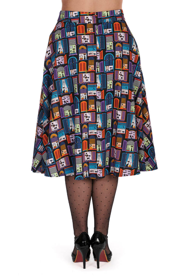 WINDOW CAT SWING SKIRT by Grin Entertainment Store