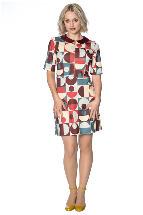 GEO CIRCLES DRESS