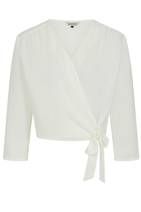 Gracie wrap blouse