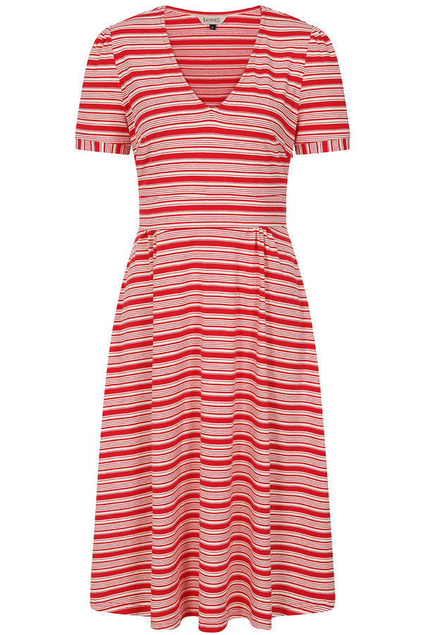 FRAYA SAILING STRIPE DRESS