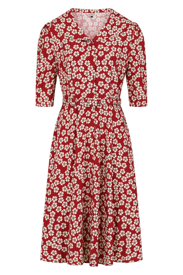 Elodie 40s blossom dress