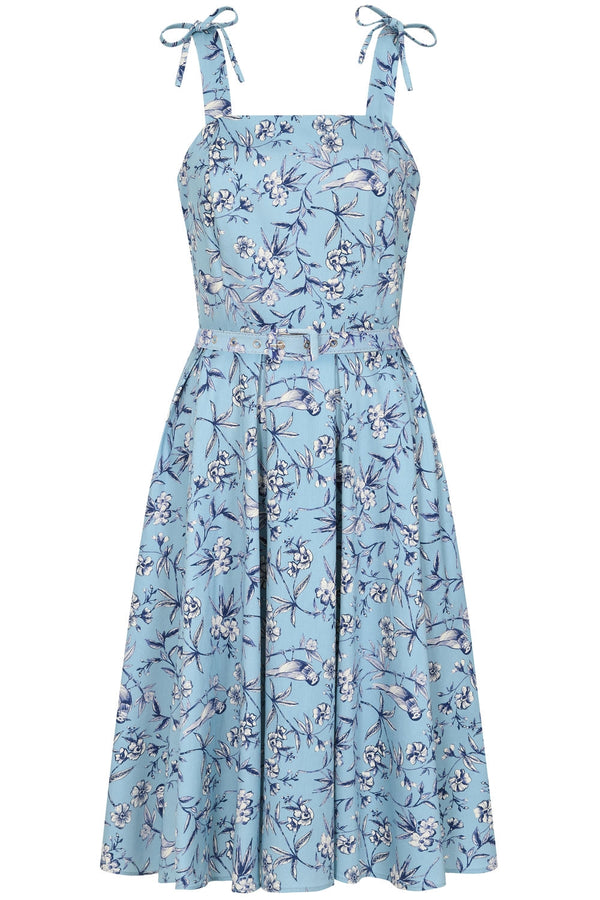 June toile swing dress